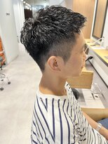 ソウス(SOURCE)&nbsp;メンズショートパーマ　植木涼太