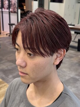 ルースト 京都四条大宮店(ROOST) ワインレッド/men's/京都/髪質改善