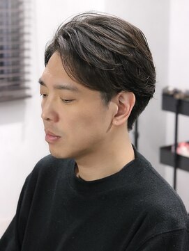 マーズ(MARS) 刈り上げセンターパート ニュアンスパーマ