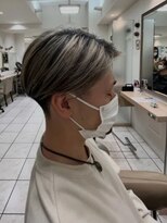 アッシュ 八王子みなみ野店(Ash) メンズ ショート ハイライト イルミナ