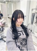心斎橋プルエクステウルフレイヤー黒髪
