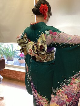 ローズ美容室の写真/大切な思い出に残る特別な一日に、プロの着付けであなたらしく輝く日を演出します☆