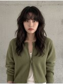 50代ハンサムショートショートバレイヤージュクラゲヘアパーマ