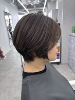 ロエ 元町店(Loe)&nbsp;大人くびれショートボブ×ナチュラルハイライト