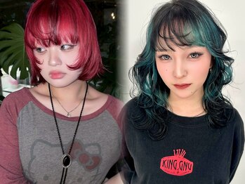 イリス 名古屋 名駅(Iris)の写真/[髪に個性をプラスして、周りと差をつける]ブリーチ講師経験のあるstylist多数在籍(名駅/ブリーチ/学割)
