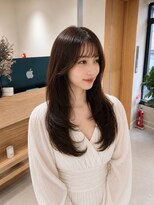 オリ 仙台(Oli) ダークパープル/ナチュラルショート/夏のヘアアレンジ/仙台