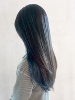 アイティー バイ アルバム 中野店(IT by ALBUM) おくれ毛ブリーチハイトーン韓国ヘアロング_ba556861