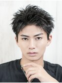 短髪スパイキーショートアクティブショートアップバング