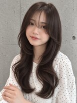 シーシンジュク 新宿南口(Sea shinjuku)&nbsp;ワンホンレイヤ ー×ダークブルー[デジタルパーマ/ボブ/韓国]