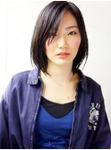 無造作リラクシーボブと黒髪。【表参道/青山 drop】