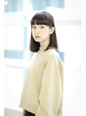 graphy☆重めバングで大人可愛いナチュラルストレート