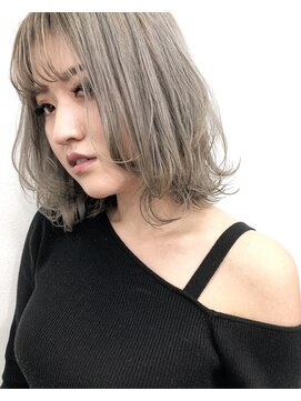 トロニー(TLONY) TLONY渋谷hori  ハイトーンベージュ ボブ