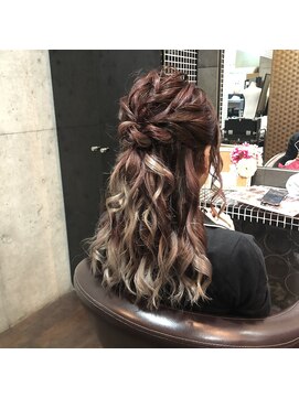 スタジオカラー(Studio Color) ハーフアップ