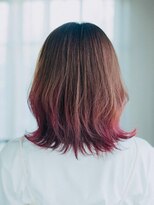 プロデュース 相模原店(Produce) 伸ばしかけ♪グラデーションカラー☆セミディ