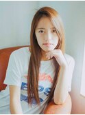 ナチュラルロングストレート