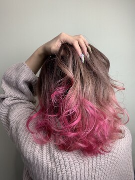 ヘアサロンエムフィス 池袋東口(HAIR SALON M Fe's) ☆春先取りバレイヤージュを取り入れた春カラー☆