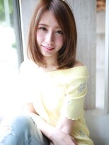 アグ ヘアー ボニー 三田駅前店(Agu hair bonny) まとまり感◎のナチュラル小顔ミディ