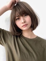 【GARDEN川谷】20代30代大人可愛い小顔ボブ×グレージュ