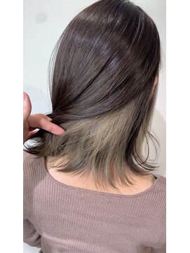 レアング(LeAng) ＃シルバーベージュ #インナーカラー