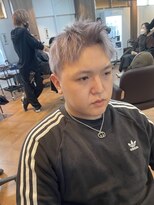 ライズ バイ レボ(RISE by REVO)&nbsp;束感ショート/ツーブロックマッシュ/ハイライト/波巻き/我孫子