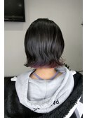 外ハネ切りっぱなしボブ