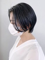 アイティー バイ アルバム 中野店(IT by ALBUM) 地毛風ブラックショート_ショコラベージュボブルフ_ba341671