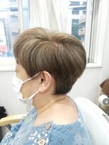 今日は美容院&nbsp;白髪がぼやける明るいカラー