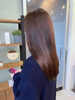 ジーナ 船橋(Zina)&nbsp;大人かわいい20代30代40代小顔ショコラベージュ１Zina船橋