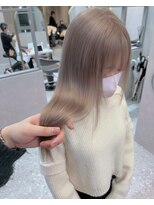 ロンド レア 天神大名店(Lond Le’a) ダブルカラー/インナーカラー/イヤリングカラー/ペールベージュ