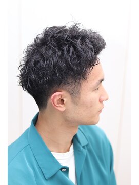 ヘアーアンドグルーミング ヨシザワインク(HAIR&GROOMING YOSHIZAWA Inc.) 20代30代メンズスパイラルパーマ×ツーブロック/爽やか