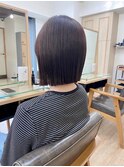小顔タッセルボブ×美髪[ぱつっとボブ/縮毛矯正/横浜韓国]