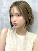 シティ(CITY)&nbsp;韓国ボブ×ミルクティベージュ【平山晶也】