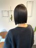 【再来】カット＋全体ヘアマニキュア＋SYSTEMトリートメント(シンプル)