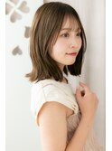 大人可愛い艶感くびれヘアミディアムウルフカットZ浦和20代30代