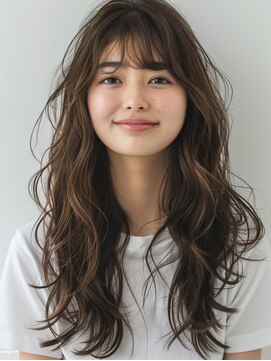 アルトリスト(Altruist Aging×HAIR&SPA) ★ダークアッシュ大人ガーリーボブ着物ミディアムレイヤーカット