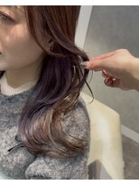 エン(en.)&nbsp;春おすすめ！インナーカラーラベンダー