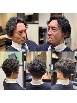 メンズスパイラルパーマ