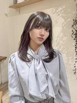 ゼスト 中野店(ZEST) 【ZEST中野/chihiro】 さりげなインナーカラー♪