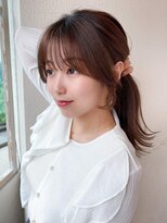 ラルユー 金山(LallYou)&nbsp;後れ毛が可愛い顔周りレイヤー/ナチュラルアッシュ/顔周り