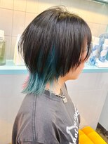 オジョマノ(OjOmano) ブリーチインナーカラーダブルカラーハイライト髪質改善20代30代