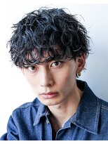 オーシャントーキョー ホワイト 原宿(OCEAN TOKYO WHITE)&nbsp;無造作マッシュ波巻きツイストスパイラルツーブロパーマ