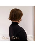 ミニボブ　ニュアンスカール【falo Ruhe二子玉川】