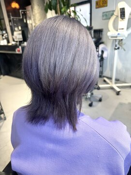 デザインカラー/シルバー/バイオレット/ケアブリーチ