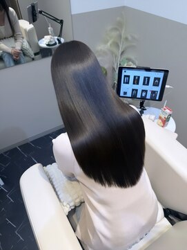 髪質改善/髪質改善トリートメント/暗めカラー/縮毛矯正