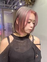 グロウ 渋谷(grow)&nbsp;☆フェイスフレーミング☆スモーキーグレー×ペールピンク