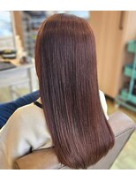 ヘアアトリエ ナイン(hair atelier nine)&nbsp;ヘッドスパ/チェリーレッド/ハイレイヤーウルフ/髪質改善/福島市