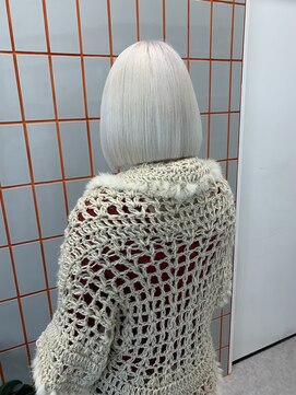 ペレ 原宿(PELE) 着物ヘア/大人ガーリー/ダークアッシュ/似合わせカット/原宿