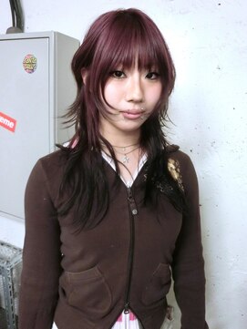 ノラ シブヤ(NORA) ★ルーツカラーハイレイヤーレイヤーカットデザインカラーウルフ