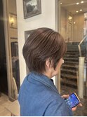 大人ショート/白髪ぼかし/ハイライト/くびれショート/京都河原町