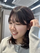 ラーム 福岡香椎店(rame) ミディアムレイヤー、顔まわり